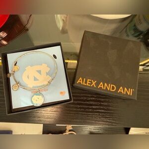 Alex and Ani Black Gift Box with Gold Logo